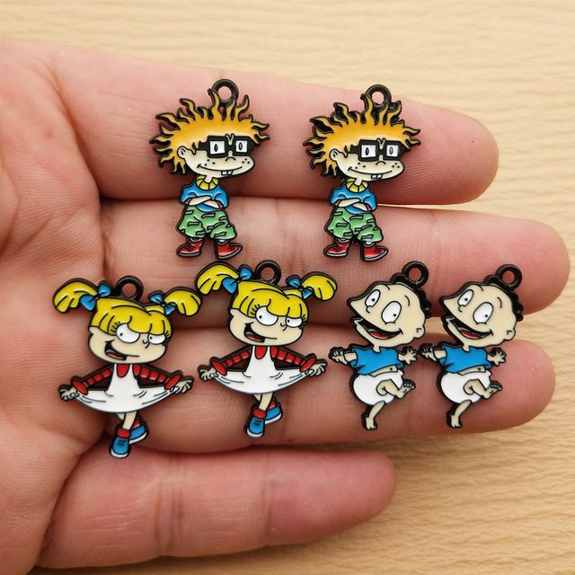 Cartoon-Charms, Legierung, schwarz, Unisex - Bild 1