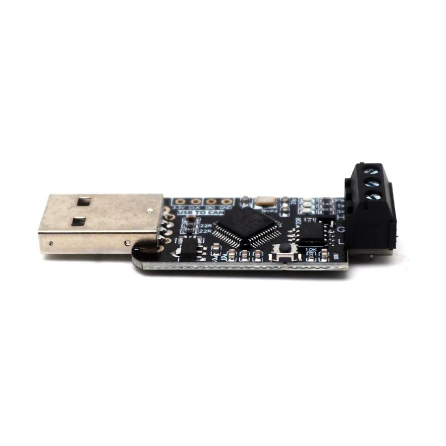 CANable USB zu CAN Transceiver mit STM32F072 für Auto ECU Debugging und Analyse in Schwarz - Bild 2
