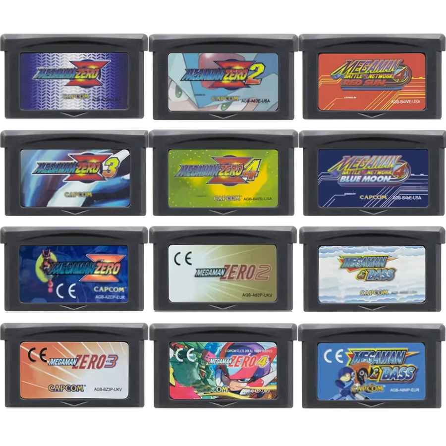 Bandai Mega Man Zero 1-4 GBA Spielmodul für Game Boy Advance in Red Sun und Blue Moon - Bild 2