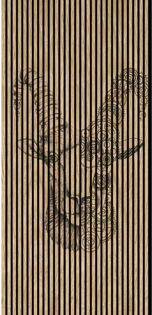 FN Acustico Akustikplatte Ibex 1 in Bunt aus PET und MDF, H x B x T: 2.400 x 1.133 x 19 mm - Bild 1