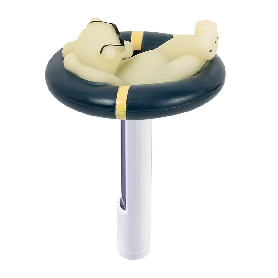 Eisbär Pool Wassertemperaturmesser Präzises tragbares Thermometer für Whirlpool, Spa, Badewanne und Fischteiche in Multicolor - Bild 1