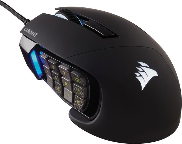 Corsair SCIMITAR RGB ELITE Gaming-Maus in Schwarz - Bild 1