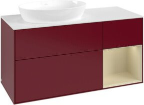 V&B Waschtischunterschrank Finion in Weiß lackiert, Breite: 120 cm, Tiefe: 50,1 cm, Höhe: 50,1 cm - Bild 1