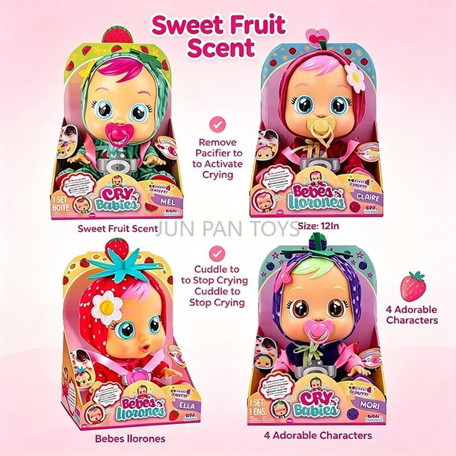 Cry Babies Fantasy Tutti Frutti, Puppe, Elektronisches interaktives Spielzeug - Bild 1