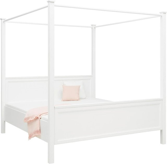 Mömax Himmelbett Marilou Weiß B/T/H: 180 x 200 x 195 cm - Bild 1