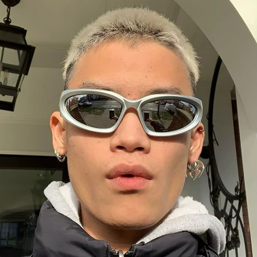 WSZ Sonnenbrille Unisex, Vollrand, Kunststoff, Sportsonnenbrille - Bild 3