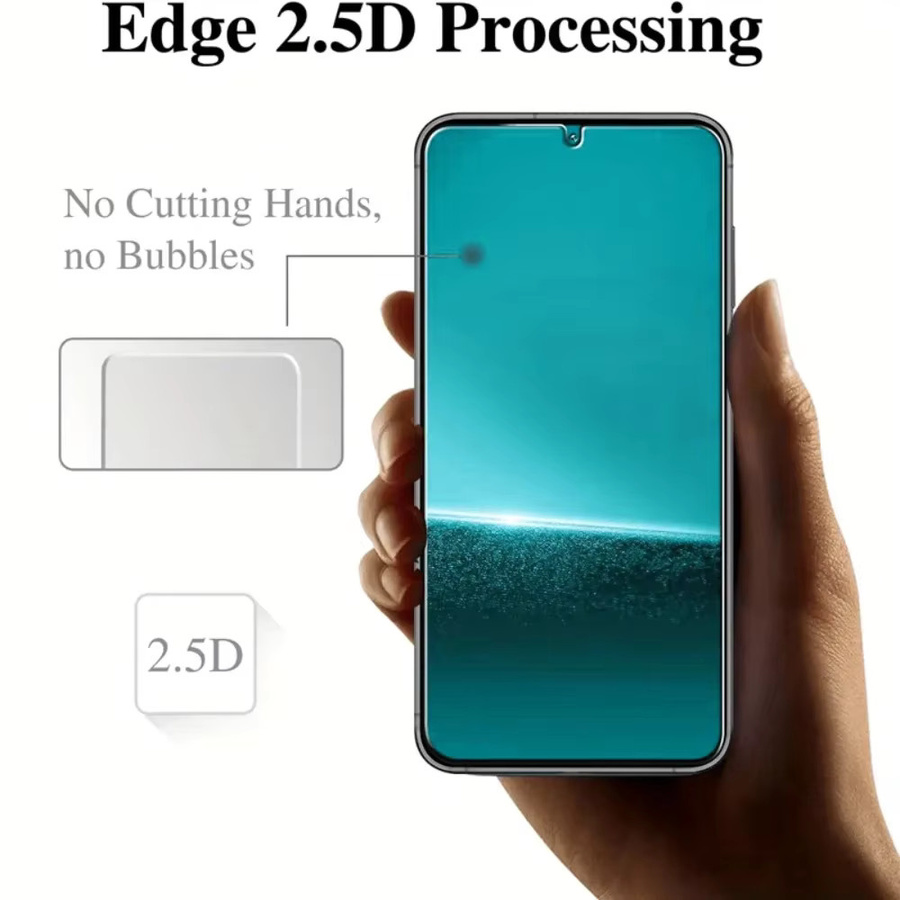 2 Stück DIXSG Displayschutzfolie aus gehärtetem Glas für Samsung Galaxy S25 S24 S23 S22 Ultra Plus FE, transparent und kratzfest - Bild 4