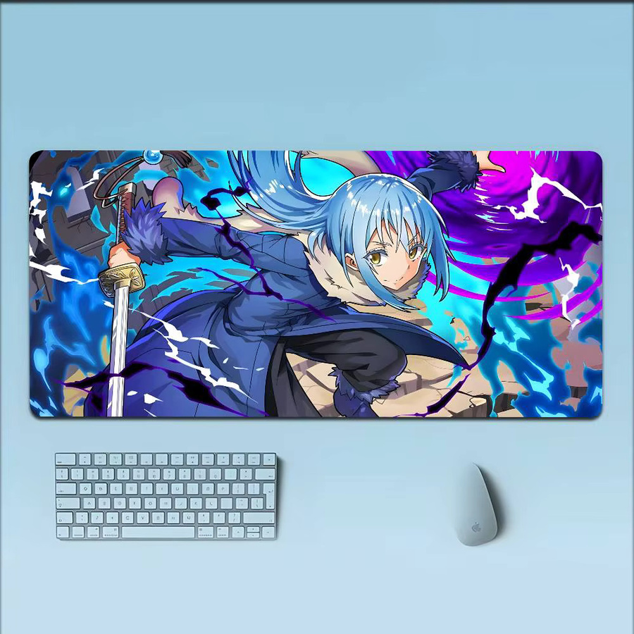 Moetch Mauspad That Time I Got Reincarnated As A Slime Anime Design, rutschfest, Multicolour - Bild 3