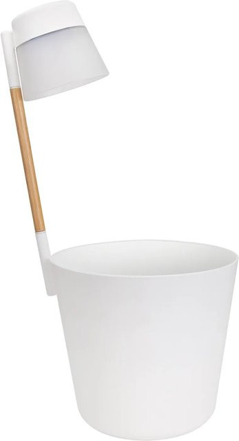 Elho Blumentopf Flower Light mit Leuchte in Weiß, Durchmesser: 28,5 cm, Höhe: 29 cm - Bild 1