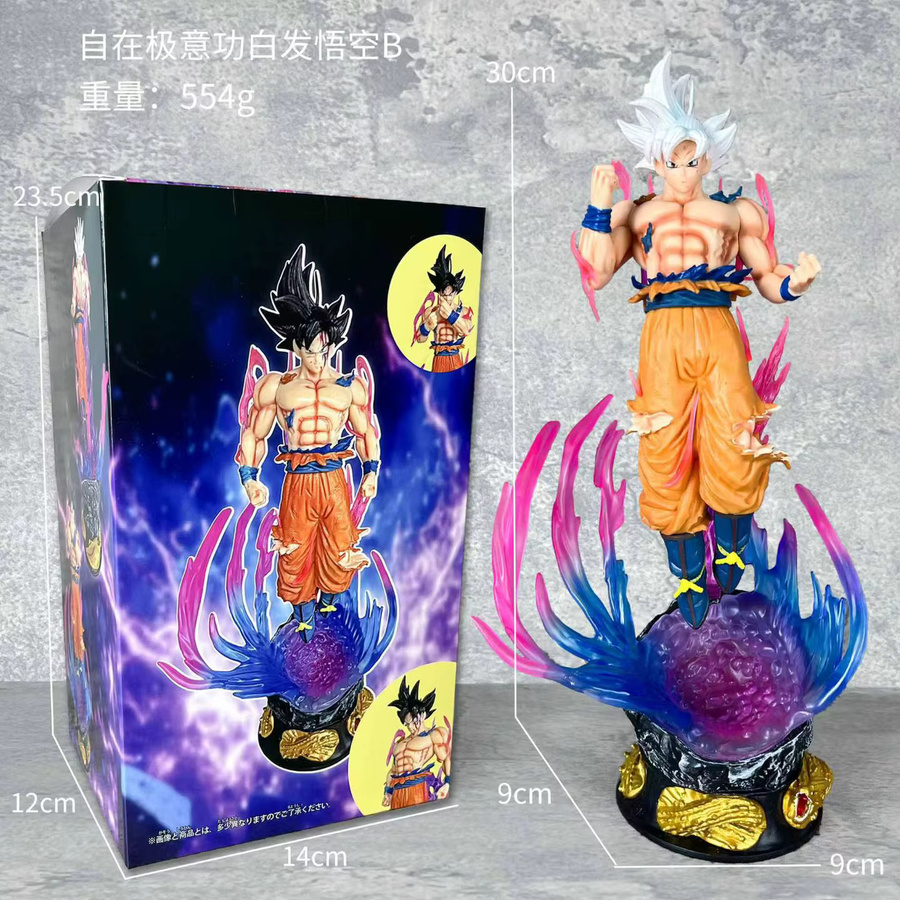 Bandai Dragon Ball Z Goku Ultra Instinct Figur, PVC-Statue, 24cm, ab 14 Jahren - Bild 3