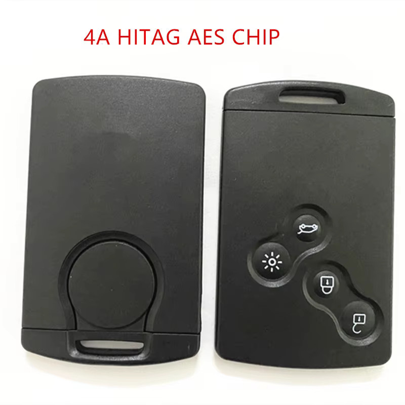 5er-Set Wilongda Smart Key Fernbedienung für Renault Clio IV und Captur, 433 MHz 4A Chip, Schwarz - Bild 2