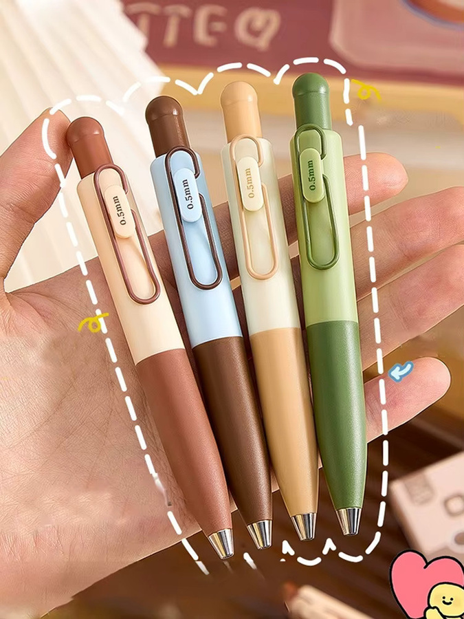 Schreibbarer Gel-Stift in Schwarz mit schnell trocknender Tinte und glattem Schreibgefühl - Bild 3