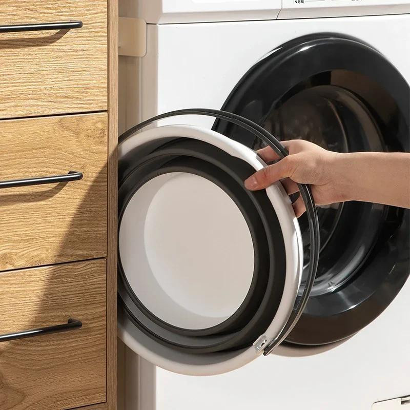 Tragbarer faltbarer Silikon-Eimer für Outdoor und Camping in 5L, 10L oder 15L - Bild 3
