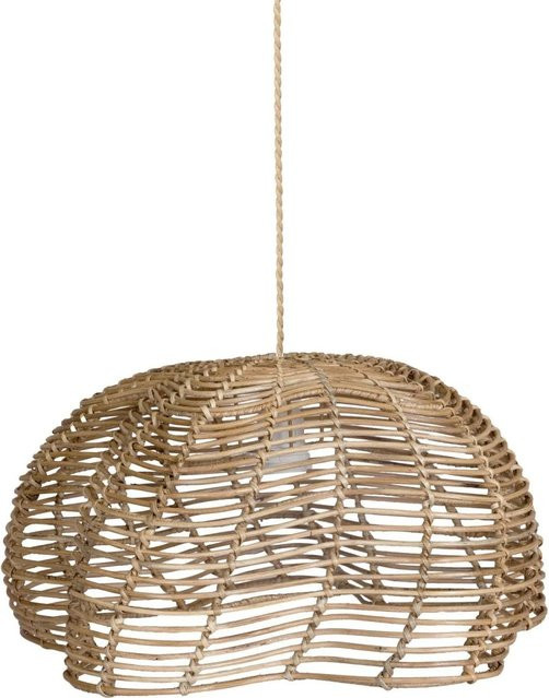 PR Home Mayla Pendelleuchte aus Naturrattan in Beige und Braun mit E27 Fassung - Bild 1