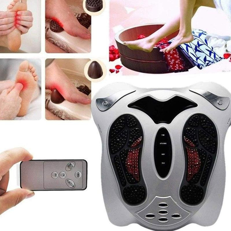 VamsLuna Elektrisches EMS-Fußmassagegerät mit Fernbedienung, Weiß, Unisex - Bild 2