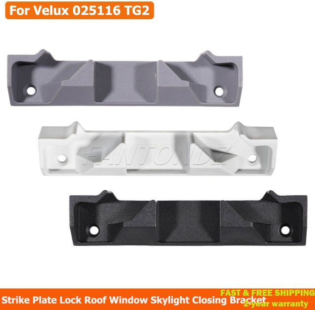 Velux Dachfenster-Verriegelungsplatte 025116 T-G2 Schließhalterung in Weiß - Bild 1