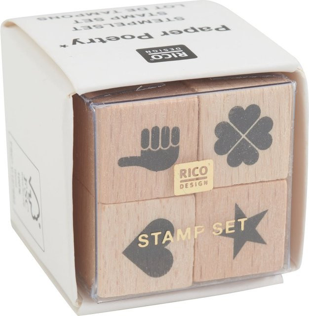 Rico Design Mini-Stempelset Classic mit Icons - Bild 1