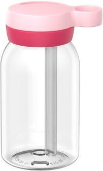 Mepal Campus Trinkflasche mit Trinkhalm, Pink, 450 ml - Bild 1