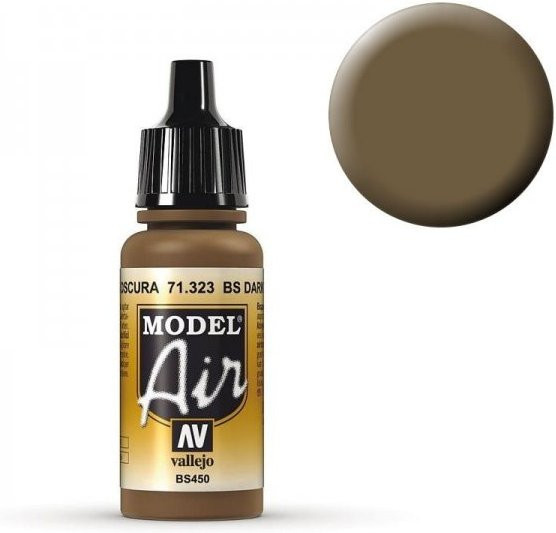 Vallejo Model Air Dunkle Erde, Zubehör, Braun, 17 ml - Bild 1