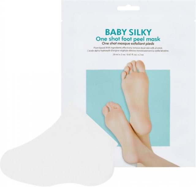 Holikaholika Baby Silky One Shot Fußpeeling, 2 Stück, White - Bild 1