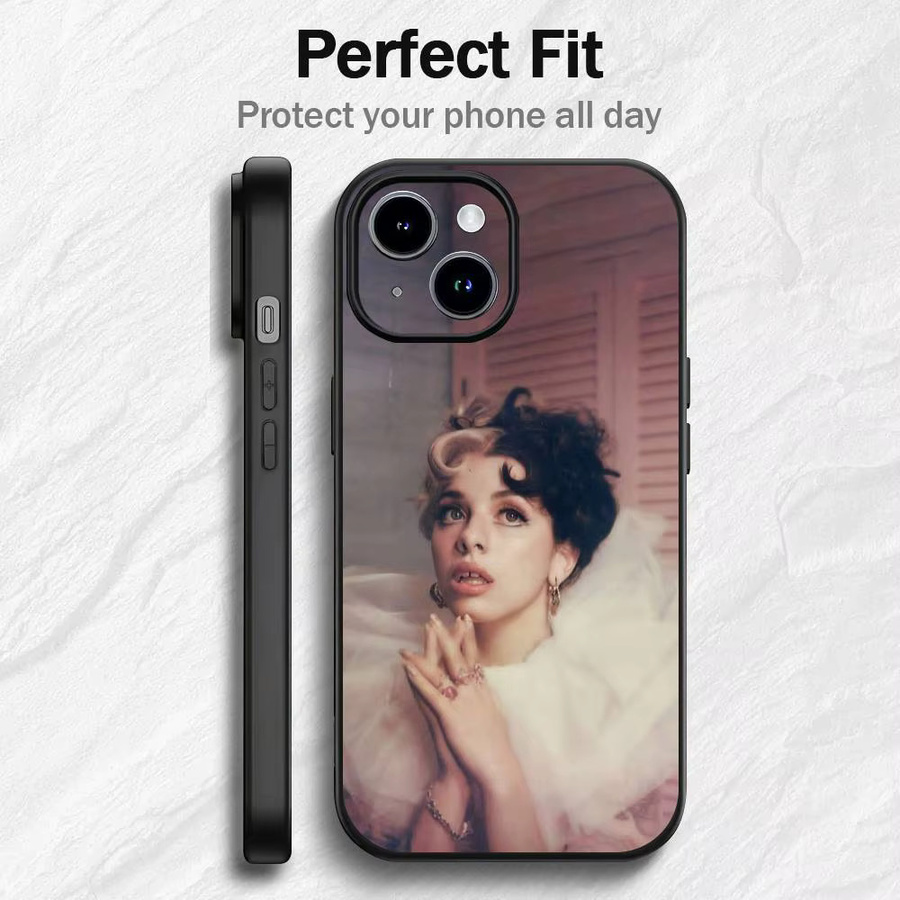 Handyhülle Melanie Martinez Design für iPhone 12 bis iPhone 17 Pro Max Plus und Mini, weiche TPU Hülle, Multicolor - Bild 2