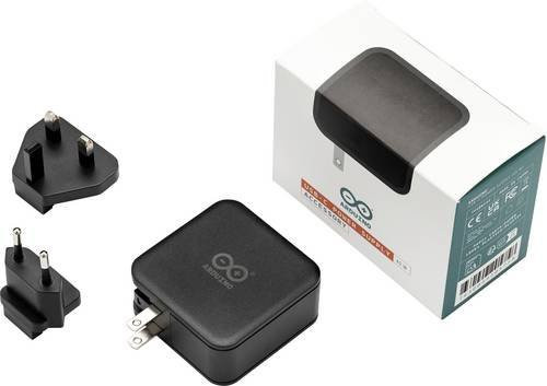 Arduino TPX00242 Steckernetzteil mit USB-C Anschluss, Festspannung, 9A, Schwarz - Bild 1