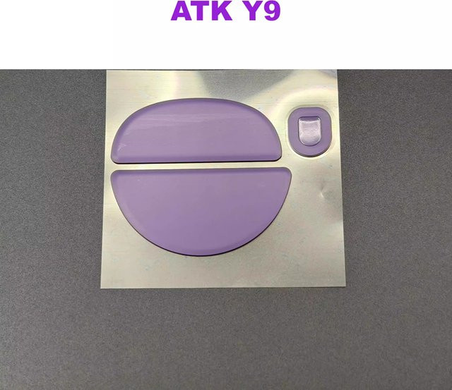 ATK Dragonfly Y9 Ultimate ProMax PTFE Anti-Kollaps Mausgleiter Set mit abgerundeten Kanten in Purple - Bild 1