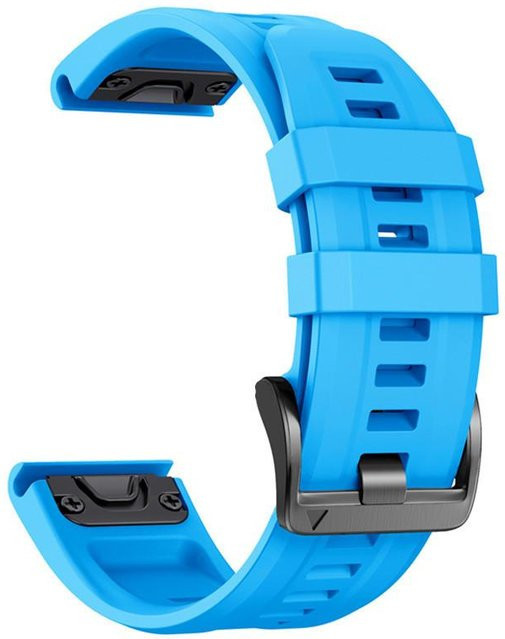 Uhrenarmband Silikon, 22mm, himmelblaue, Unisex - Bild 1