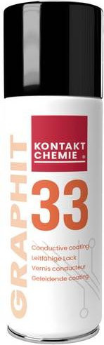 Kontakt Chemie GRAPHIT 33 76009-AA Graphitlack Schwarz 200ml - Bild 1