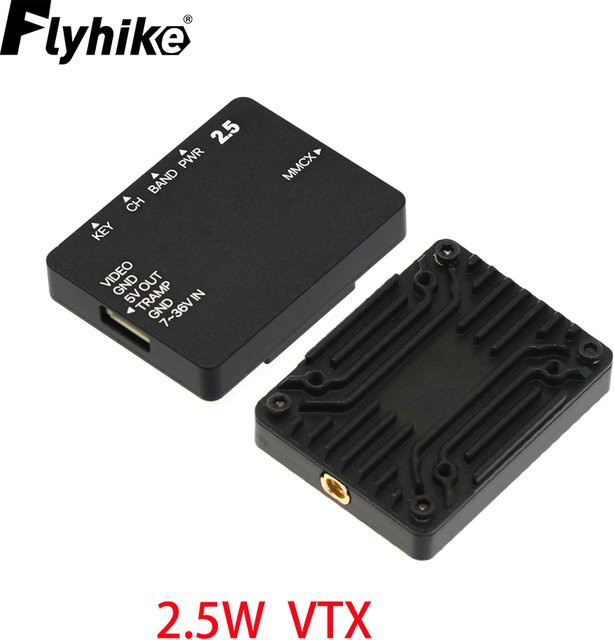 Foxeer Reaper Extreme 5,8G FPV VTX Videosender Schwarz 2-8S mit 72 Kanälen und einstellbarer Leistung 25 mW bis 500 mW 20x20 mm - Bild 1