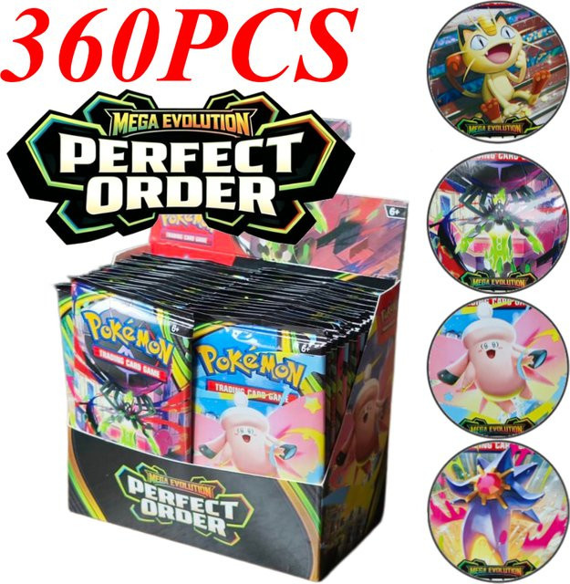 Bandai Pokemon Mega Evolution Perfect Order, Booster Box Bundle, ab 6 Jahren - Bild 1