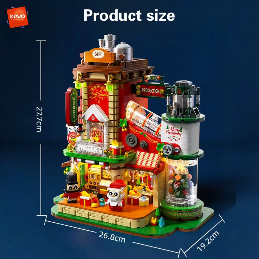 KAVOWORLD Fabrik-Baukasten-Set, mit LED-Beleuchtung, 2782 Teile - Bild 6
