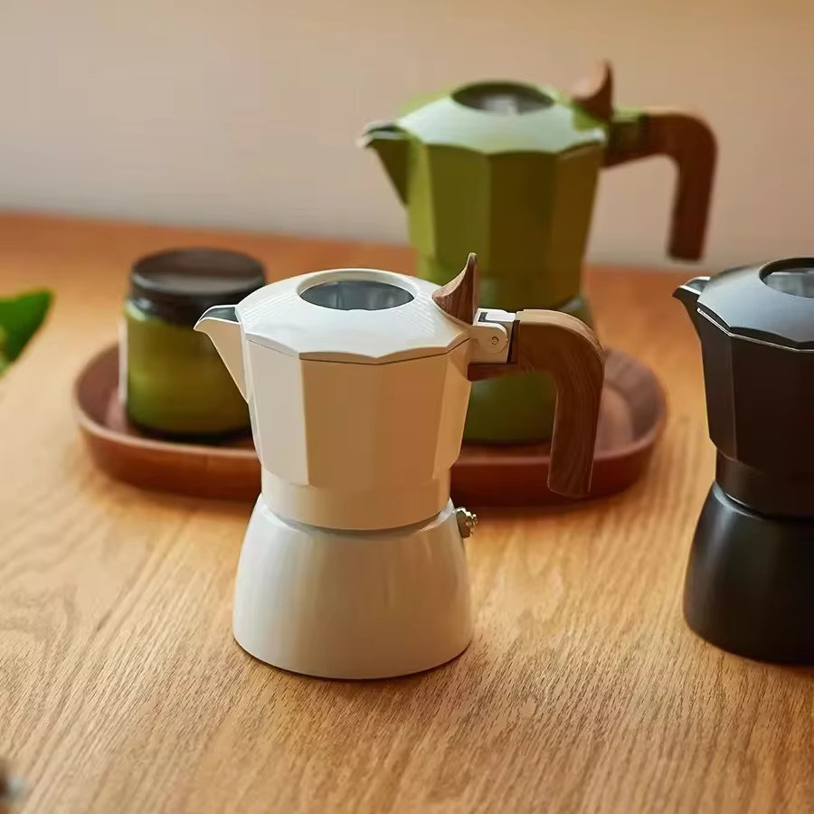 CHANSUNRUN Moka-Kanne Espresso-Extraktionskessel mit Doppelventil für Outdoor-Brühgerät, 100 ml - Bild 3