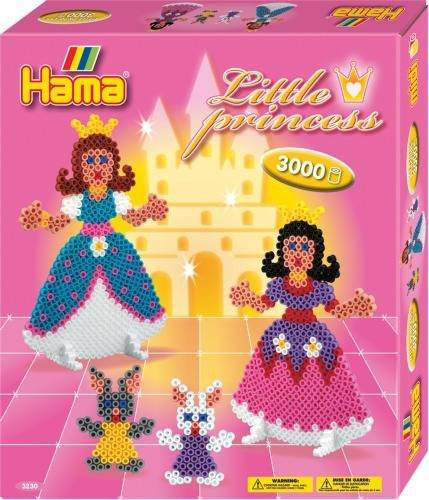 HAMA Perlen Set Prinzessinnen mit 3.000 Teilen für Kinder ab 5 Jahren - Bild 1
