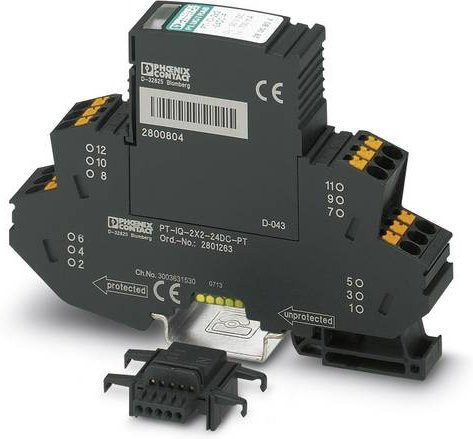Phoenix Contact PT-IQ-4X1+F-24DC-PT Überspannungsschutz-Ableiter für Verteilerschränke mit 10 kA - Bild 1
