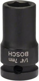 Bosch Steckschlüsseleinsatz aus Edelstahl in Schwarz mit 7 mm Schlüsselweite und 25 mm Länge - Bild 1