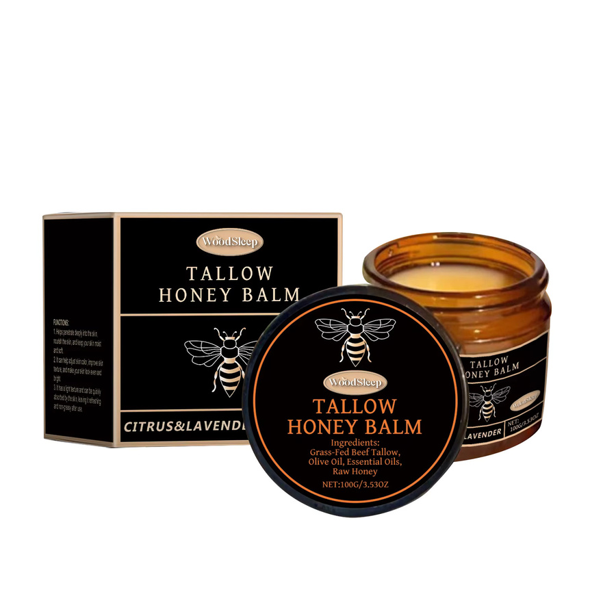 WoodSleep Talg-Honig-Feuchtigkeitscreme, 100g, für trockene Haut - Bild 6