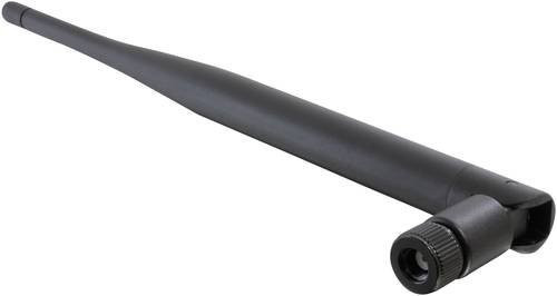 Delock 88393 WLAN Stab-Antenne Dual-Band 2,4 GHz und 5 GHz in Schwarz - Bild 1