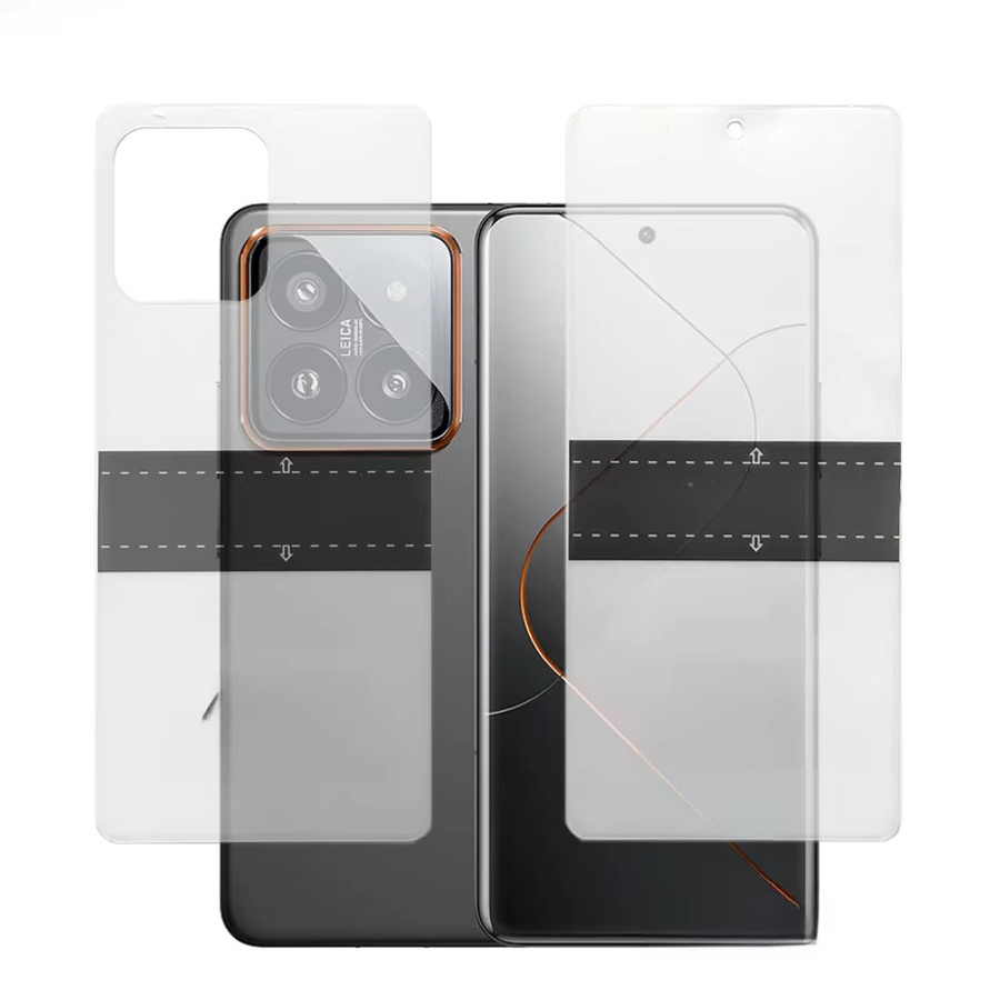 2 Stück Matte Hydrogel Displayschutzfolie für Front und Rückseite passend für Xiaomi POCO X5 F5 F4 X4 GT F3 X3 Pro NFC X2 F2 F1 transparent - Bild 5