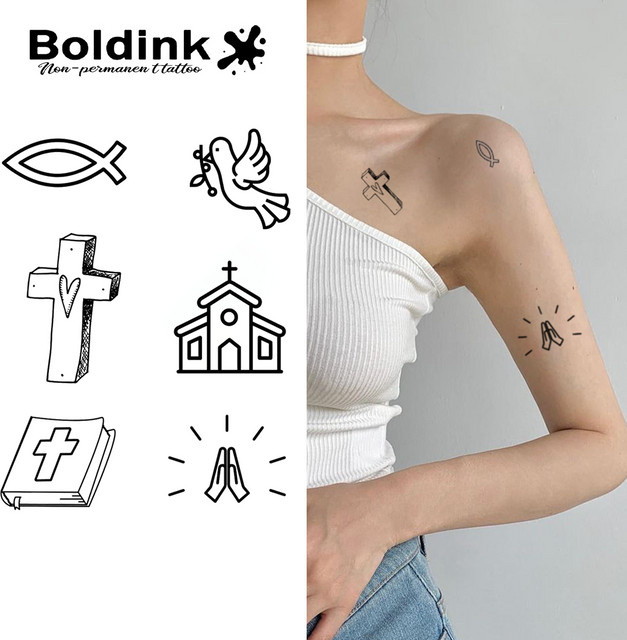 BOLDINK Mini-Tattoo-Aufkleber, Unisex - Bild 1