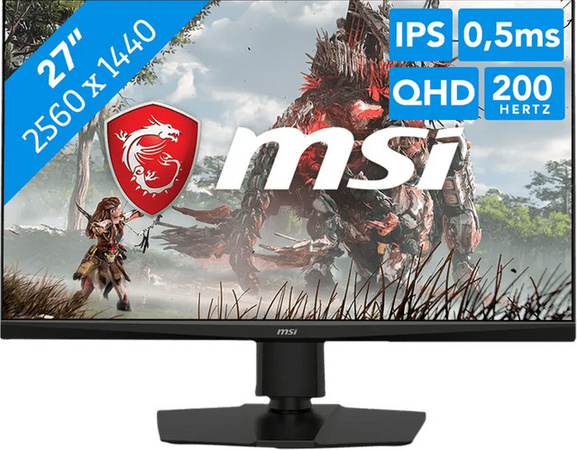 MSI MAG 272QPF E20 Gaming Monitor mit 27 Zoll QHD 1440p IPS Display in Schwarz