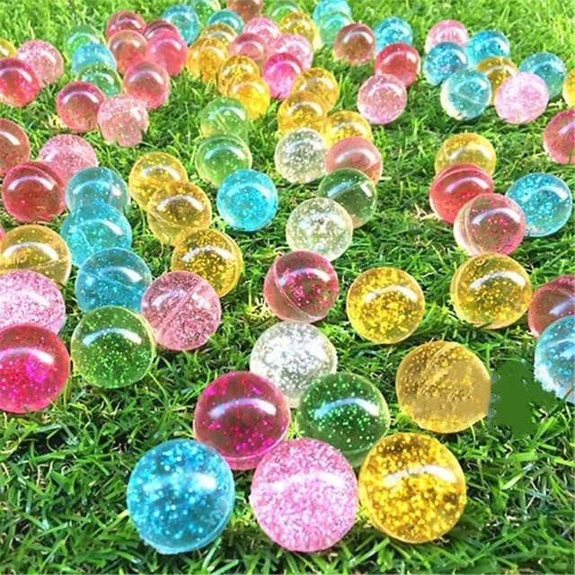 OONBIFFY Hüpfball Spielzeug mit Wasser 25mm Badespielzeug 6-12 Jahre - Bild 1