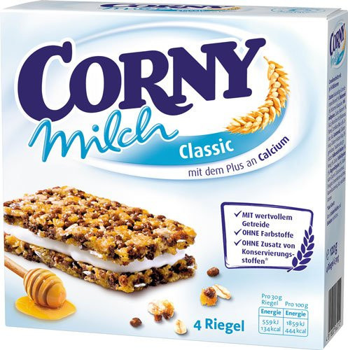 Corny Milch Classic Müsliriegel 4 x 30 g - Bild 1