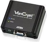 ATEN VC180 VGA zu HDMI Konverter in Schwarz für Monitor, TV oder Beamer mit 1920 x 1080 Pixeln - Bild 1