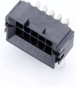 Molex Stiftgehäuse-Platine Polzahl 10 Schwarz 438100004 - Bild 1