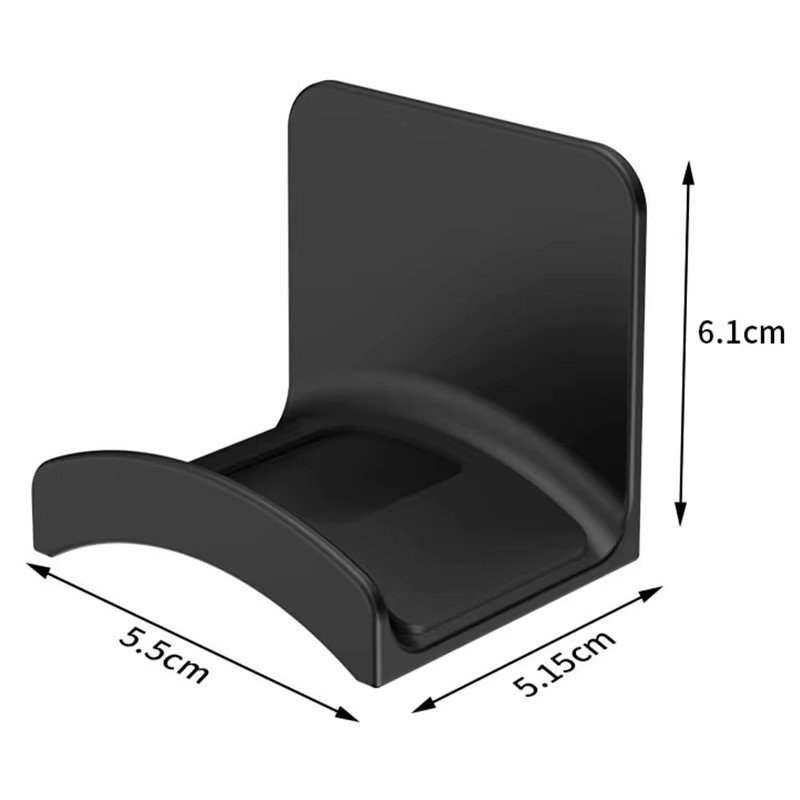 Universal Kopfhörerhalter und Gaming Controller Ständer in Schwarz zur Wandmontage unter dem Schreibtisch - Bild 6