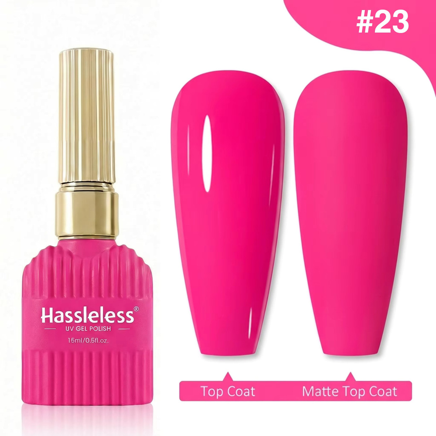 Hassleless Gel-Nagellack, rosa Nude, 15 ml - Bild 2