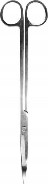 Lange Blatt-Schere für Pflanzen aus Edelstahl in Silber, Länge: 25,0 cm - Bild 1