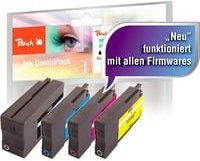 Peach Tinte Sparpack Nr. 950 und 951 für Inkjet-Drucker, Multicolor-Set mit Schwarz, Cyan, Magenta und Gelb - Bild 1