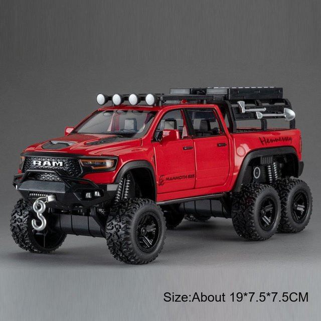 Linyi toy car Ram Pickup Mammoth Auto Modell, 1:32, mit Musik und Licht, ab 14 Jahren - Bild 1